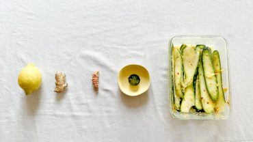 BBQ-Special: Marinierte Zucchini mit Kurkuma und Ingwer